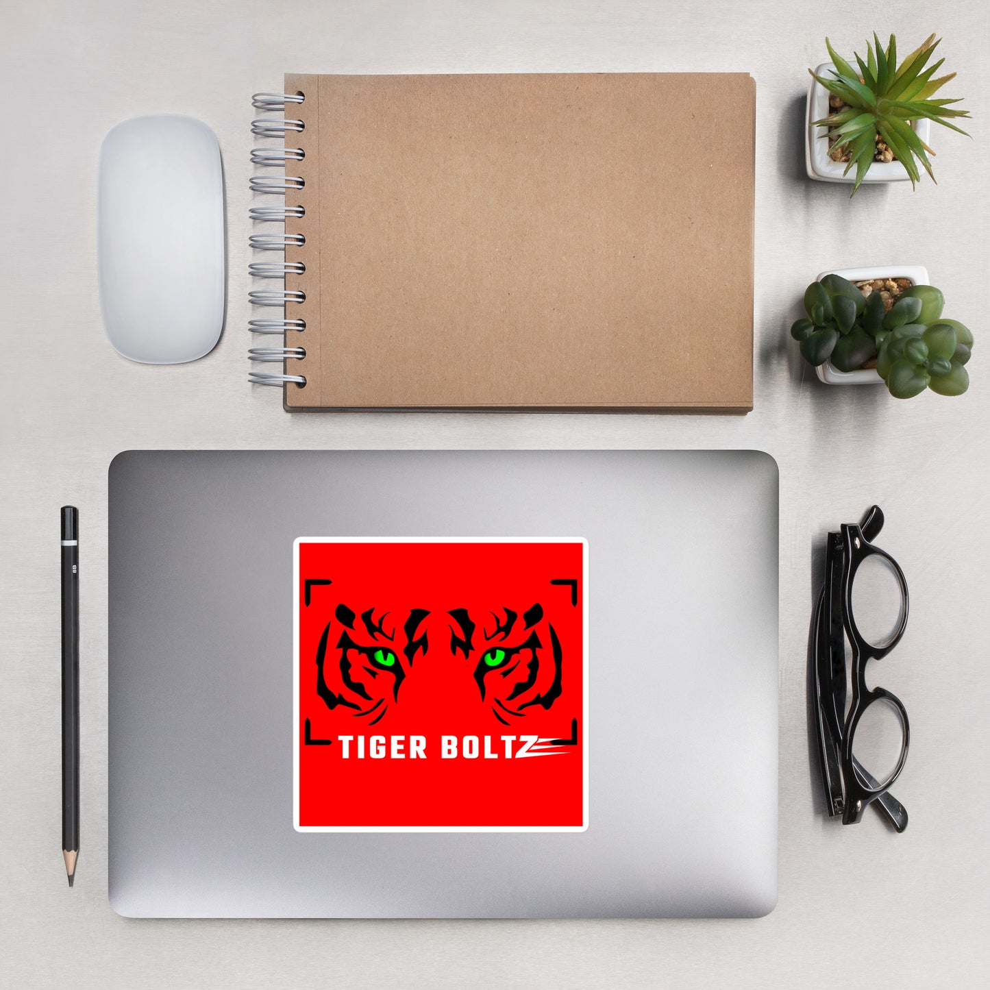 Tiger Boltz Bubble-free stickers